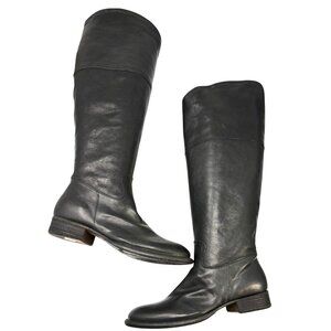 Fiorentini + Baker Eternity Ever Black Leather Riding Boots NWOB